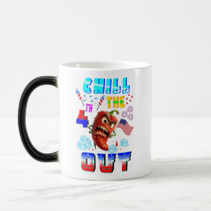 Chill The 4th Out Color Morph Mug