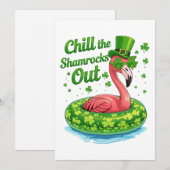 Chill The Shamrocks Out Funny  St Patrick’s Day (Front/Back)