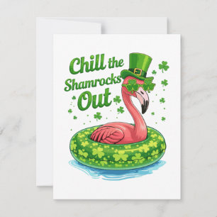Chill The Shamrocks Out Funny St Patrick’s Day Note Card