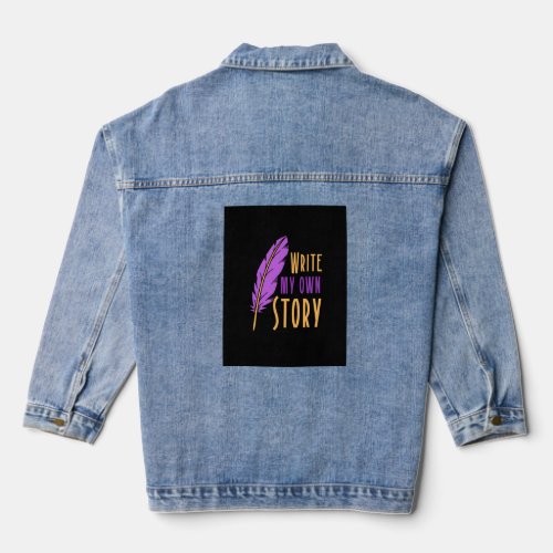  Chill  Thrive Tee Taxing My Own Story Edition Denim Jacket