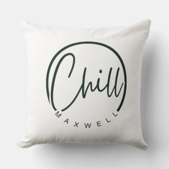 Chill Throw Pillow (Front)