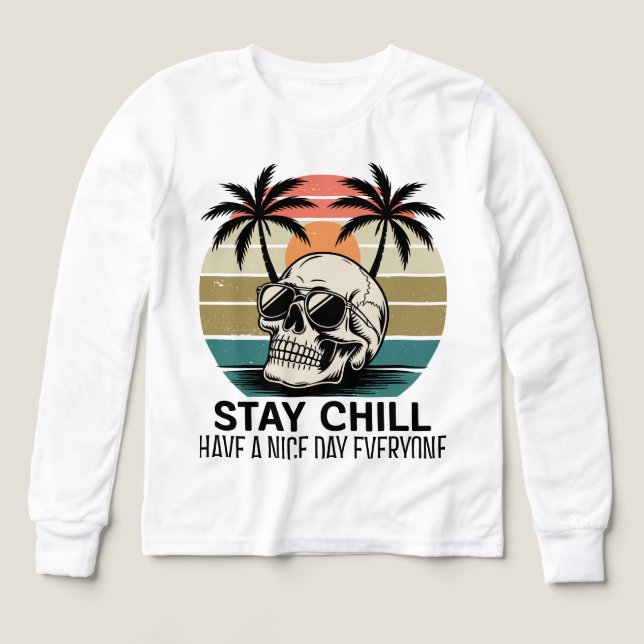 Chill to the Bone Tri-Blend Shirts (Design Front)