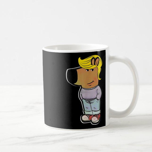 Chill Trump Meme Funny Chill Guys Meme  Coffee Mug (Right)