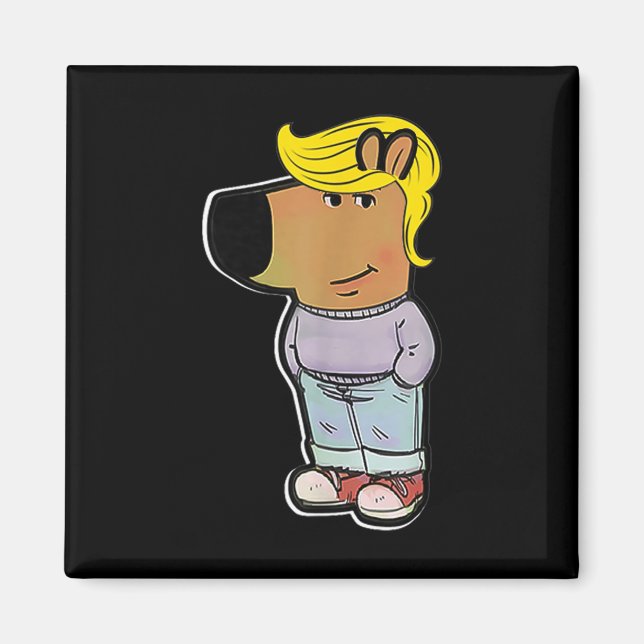 Chill Trump Meme Funny Chill Guys Meme  Magnet (Front)