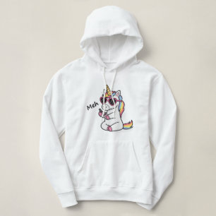 Chill Unicorn Nail Vibes - Meh Hoodie
