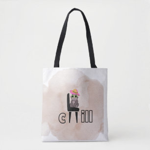 Chill Vibes Monkey   Funny Relaxing Cartoon Design Tote Bag