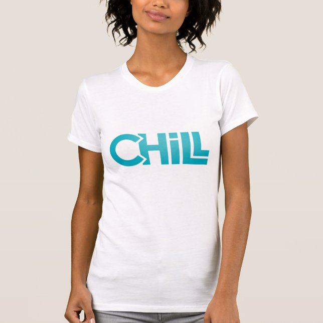 Chill Zen Minimalist Graphic Tee | Meditation Yoga (Front)