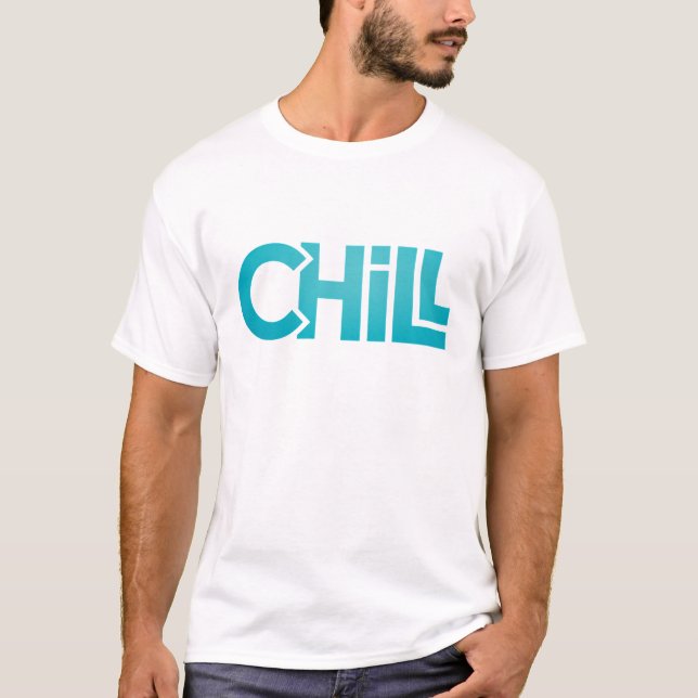 Chill Zen Minimalist Graphic Tee | Meditation Yoga (Front)