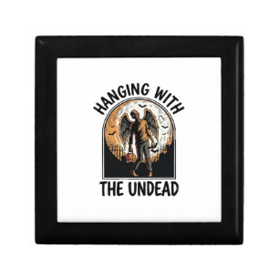 Chill Zombie Shirt Vintage Halloween Graphic_1 Gift Box