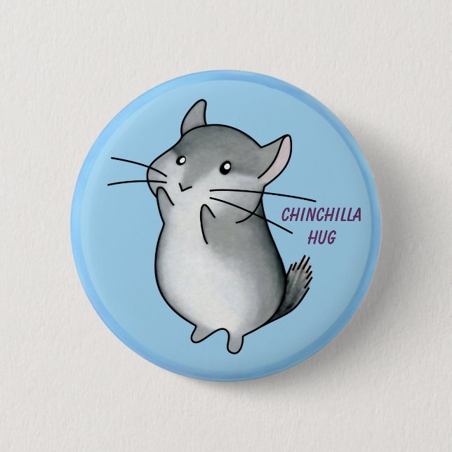 chilla hug, Chinchilla Hug Button (Front)