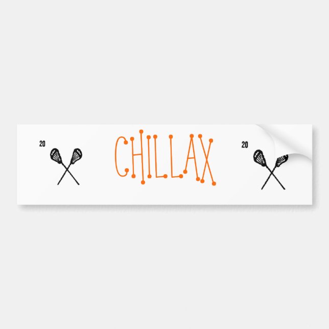 CHILLAX BUMPER STICKER (Front)