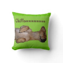 Chillaxin Chiweenie Lumbar Throw Pillow