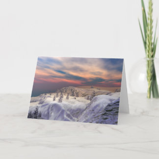 Chilled Christmas Hills Holiday Card