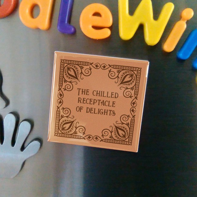 Chilled Receptacle Of Delights Patterned Border Magnet (Creator Uploaded)