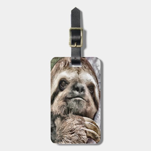 Chilled Sloth Luggage Tag
