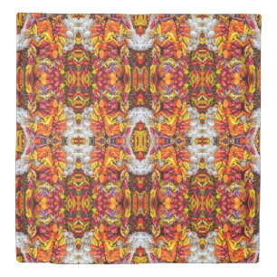 Chilli and garlic braid large pattern duvet cover