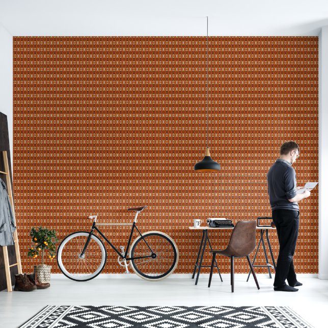 Chilli and garlic braid tiny wallpaper  (Living Room)