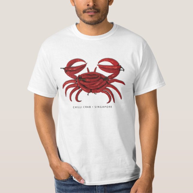 CHILLI CRAB, SINGAPORE T-Shirt (Front)