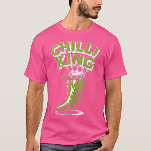 Chilli King Hot Jalapeno Pepper T-Shirt (Front)
