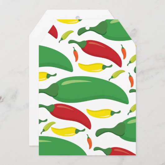 Chilli pepper pattern (Front/Back)