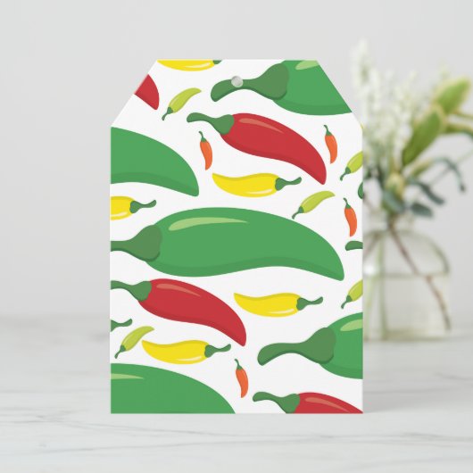 Chilli pepper pattern (Standing Front)