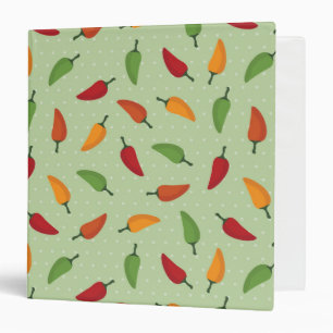Chilli pepper pattern binder