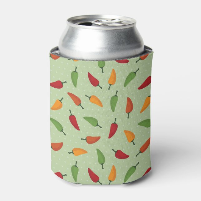 Chilli pepper pattern can cooler (Can Front)