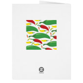 Chilli pepper pattern cards (Back)