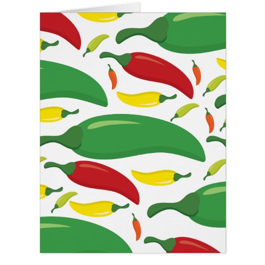 Chilli pepper pattern cards (Front)