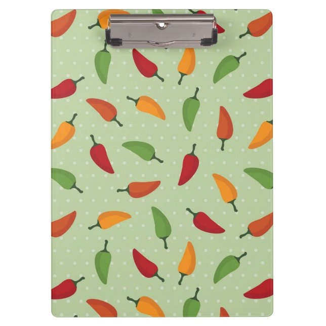 Chilli pepper pattern clipboard (Front)