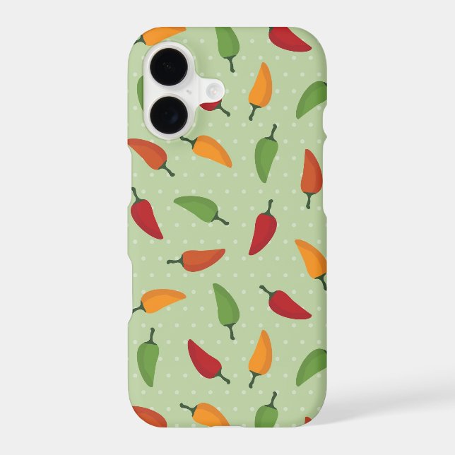 Chilli pepper pattern iphone case (Back)
