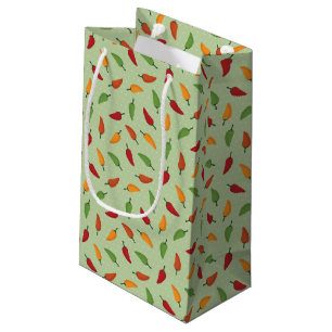 Chilli pepper pattern small gift bag