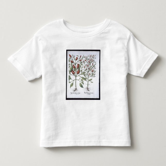 Chilli Pepper plants, from the 'Hortus Eystettensi Toddler T-shirt (Front)