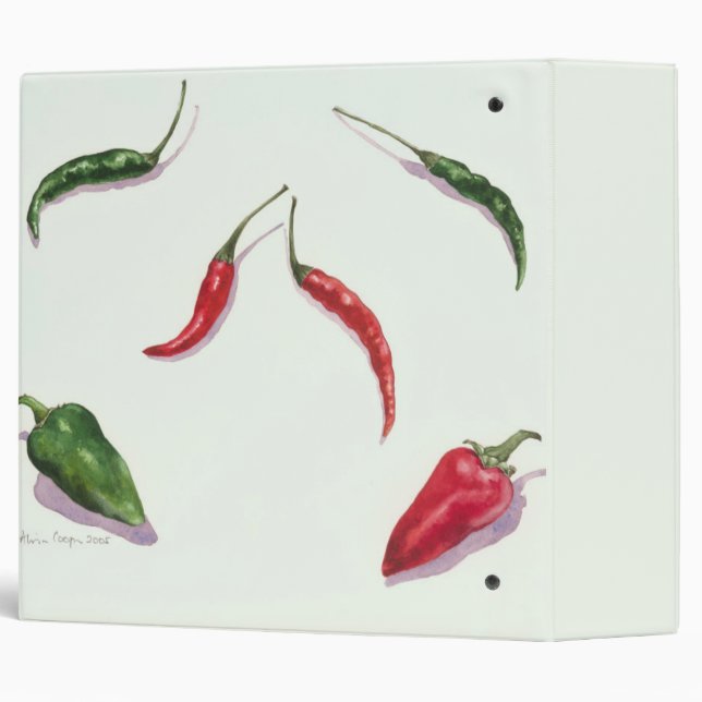 Chillies and Peppers 2005 3 Ring Binder (Back/Spine)