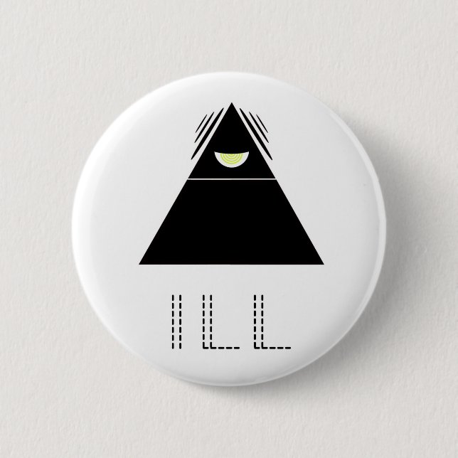 chillill pinback button (Front)