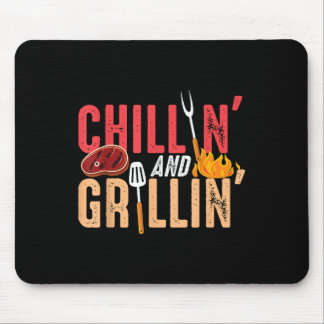 Chillin And Grillin Barbecue Party Mouse Pad