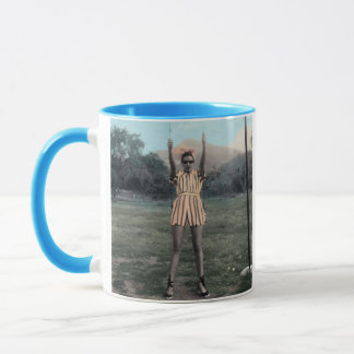 Chillin' Chica - Blue Mug
