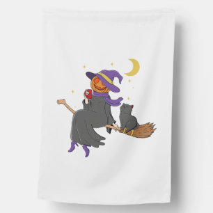 Chillin Halloween  House Flag