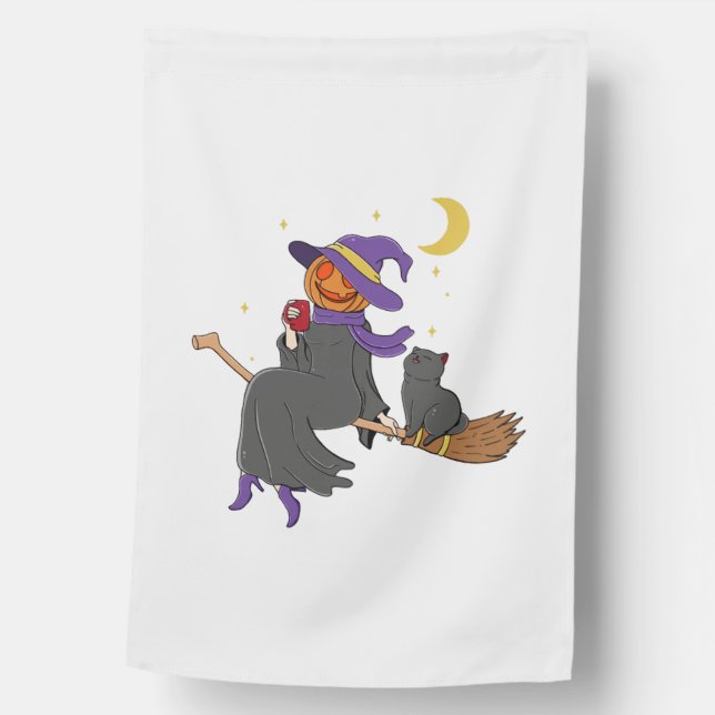 Chillin Halloween  House Flag (Front)