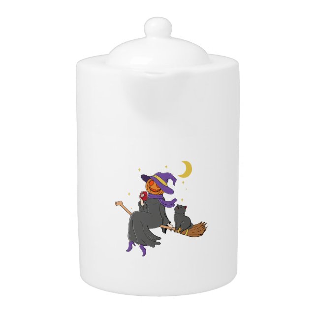 Chillin Halloween  Teapot (Front)