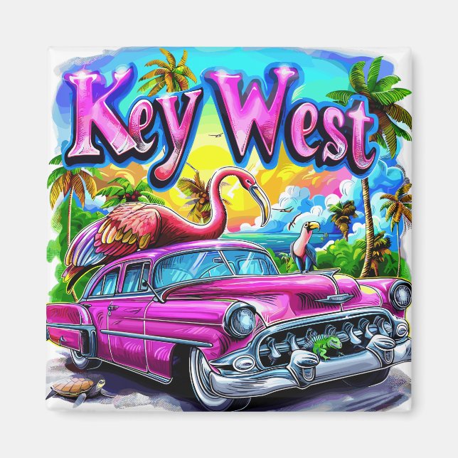 Chillin' in Key West, Florida Magnet (Front)