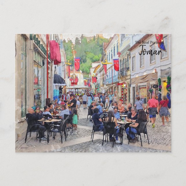 Chillin in Tomar, Portugal  Postcard (Front)