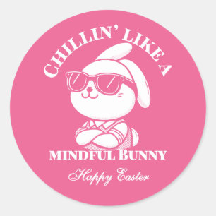 Chillin’ Like a Mindful Bunny – Easter Sticker
