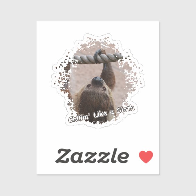 Chillin' Like a Sloth Sticker (Sheet)