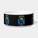 Chillin Like a Villain Pet Bowl<br><div class="desc">Chillin Like a Villain Pet Bowl</div>