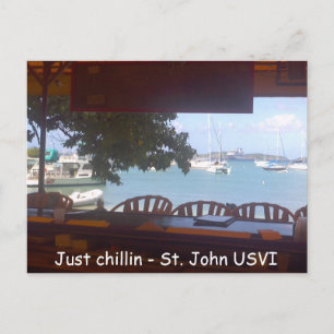 Chillin' on St. John Postcard