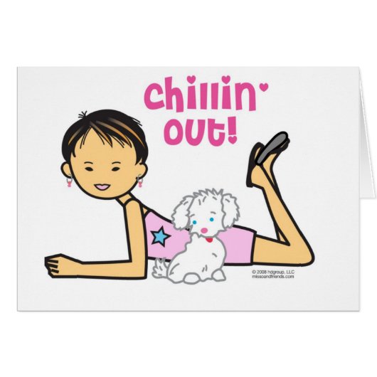 Chillin' out cards (Front Horizontal)