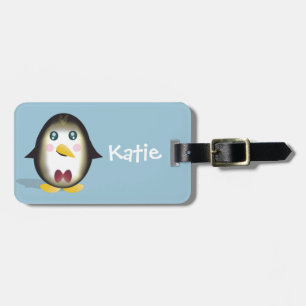Chillin' Penguin Luggage Tag