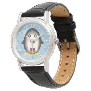 Chillin' Penguin Watch (w/Numbers)