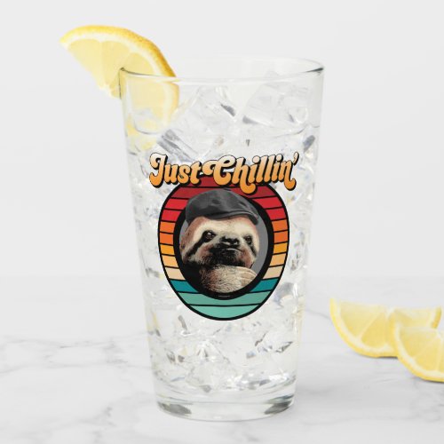 Chillinâ Sloth Glass